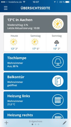 Smart steuern: Per App haben Sie alle Smart-Home-Komponenten im Blick und können über Regeln und Szenarien bestimmen, wie sie sich verhalten sollen. (c) computerwoche.de 