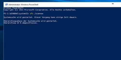 Mit PowerShell Systemdateien reparieren (c) pcwelt.de