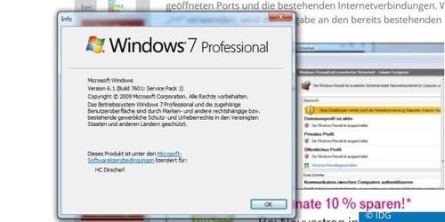 Und schon sehen Sie, welche Windowsversion Sie verwenden. (c) IDG