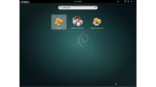Paketverwaltung: Bei Debian können Sie Pakete auch grafisch installieren. (c) computerwoche.de