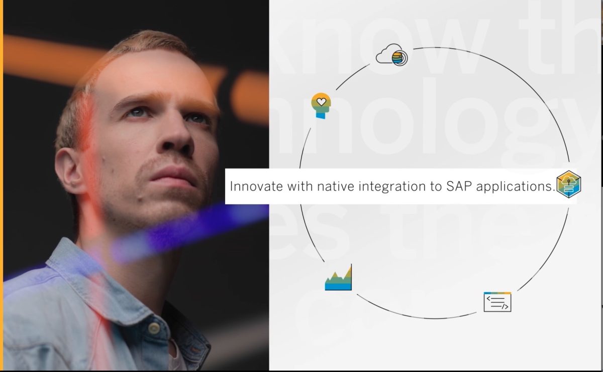 Perfekt in die SAP Anwendungen integriert: SAP Business Technology Platform ist Basis für alle SAP-Lösungen. (c) SAP