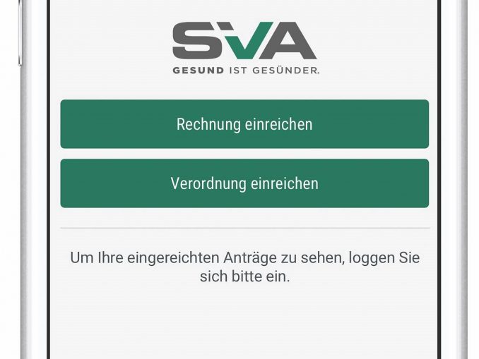 Die SVA-App ist gratis im Google Play-Store oder Apple App-Store verfügbar.