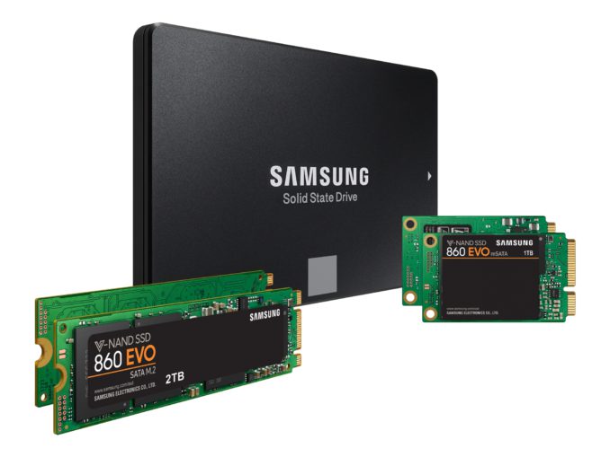 Die Samsung 860 SSD gibt es sowohl im 2