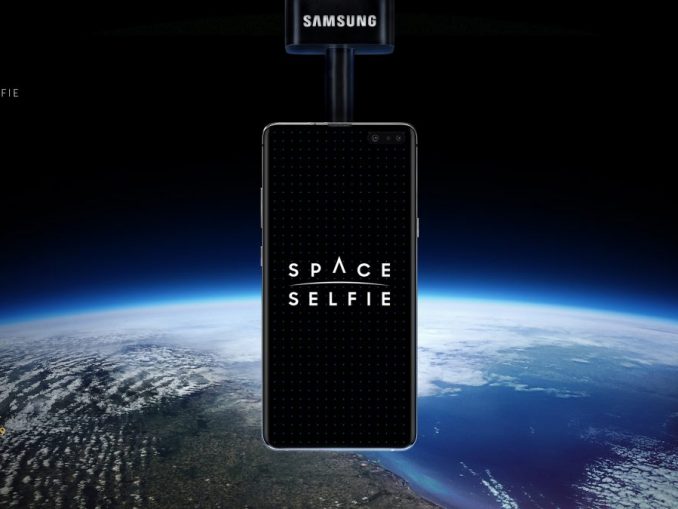 Samsung startet die Space-Selfie-Mission mit dem Galaxy S10 5G ab dem 23.10.