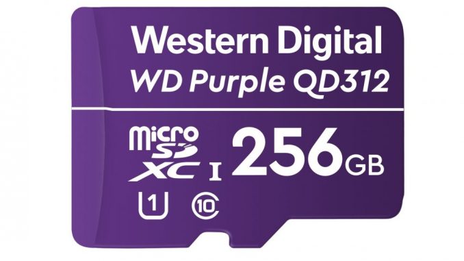 Die Western Digital WD Purple SC QD312 Extreme Endurance microSD-Karte. (c) Western Digital