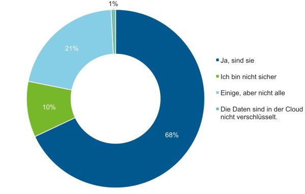 Ein Drittel der IT-Verantwortlichen kann keine umfassende Verschlüsselung von Daten in der Cloud sicherstellen. (c) WinMagic