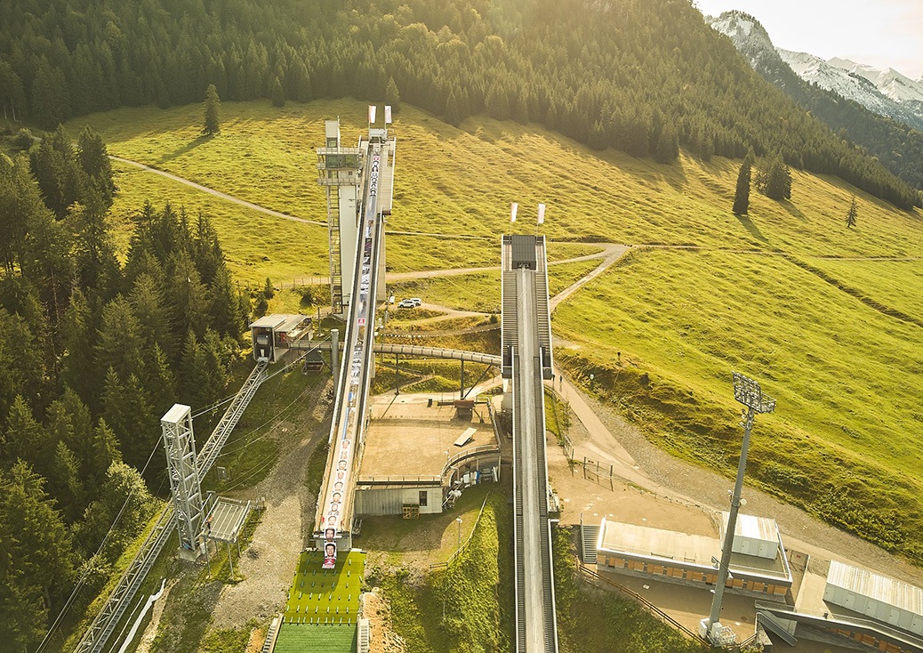 chattenbergschanze Oberstdorf: Canon druckt längstes digitales Foto der Welt (c) Jochen Kohl - K2 Studio