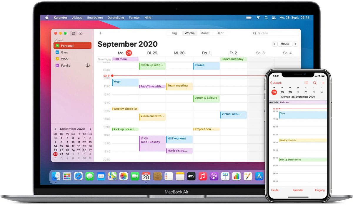 Apple Gemeinsamen Kalender Nutzen 