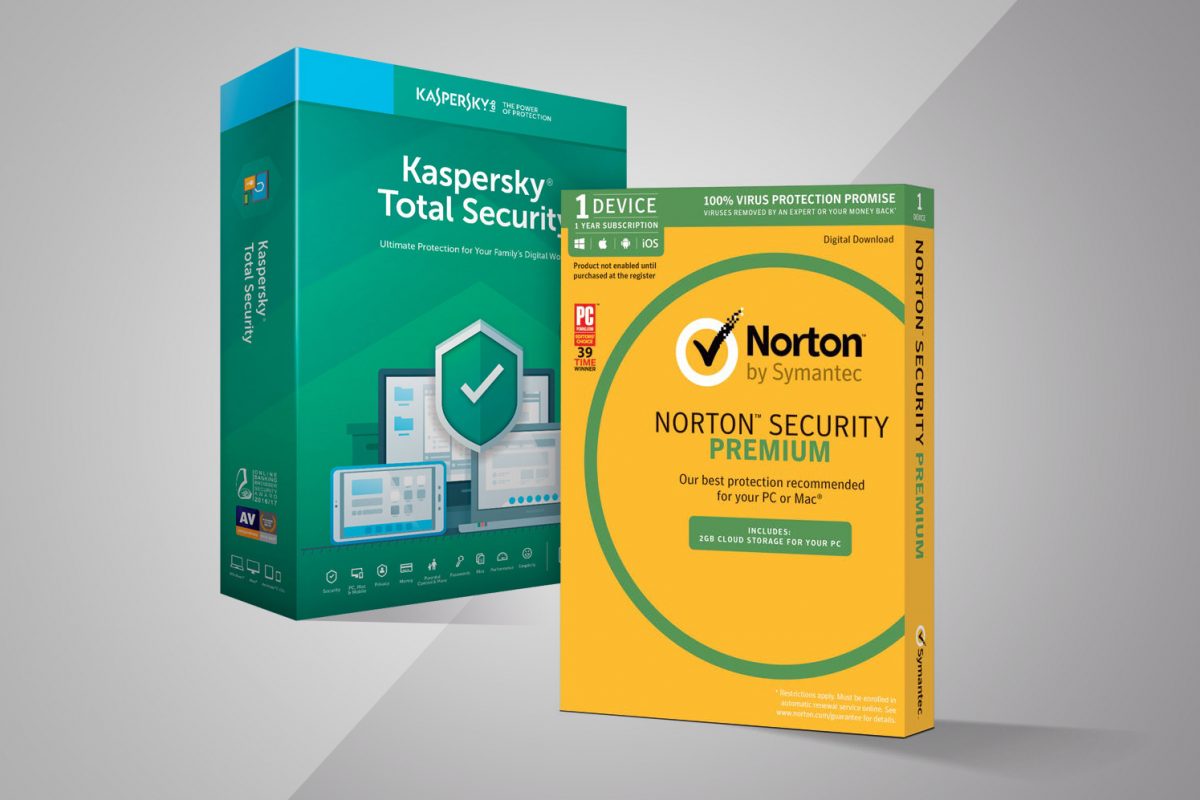 Der beste Virenschutz Kaspersky Total Security vs. Norton Security Premium