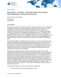 Kombination von Veeam + Microsoft bietet eine schnelle Wertschöpfung für Cloud Data Protection (c) Veeam Software GmbH