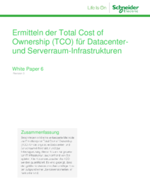 Was kostet ein Rechenzentrum? (c) Schneider Electric