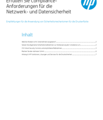 Erfüllen Sie Compliance-Anforderungen für Ihr Netz (c) HP Deutschland GmbH