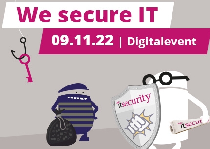 WesecureIT am 09. November – Jetzt anmelden zum Live Event